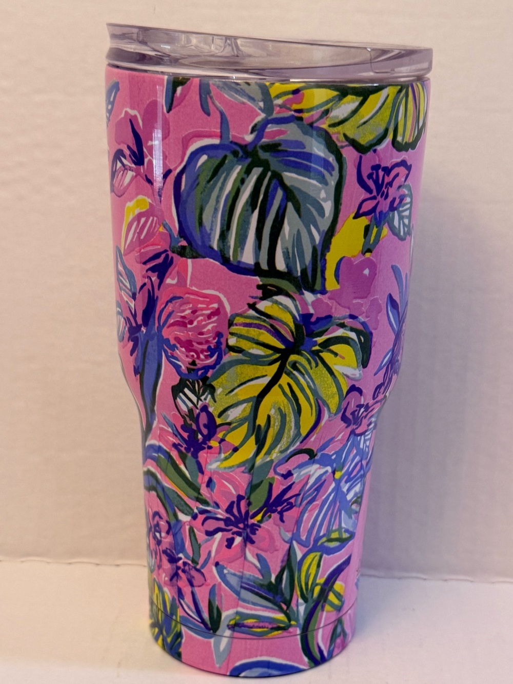 Lilly Pulitzer Pink Tropical Floral 32oz Tumbler